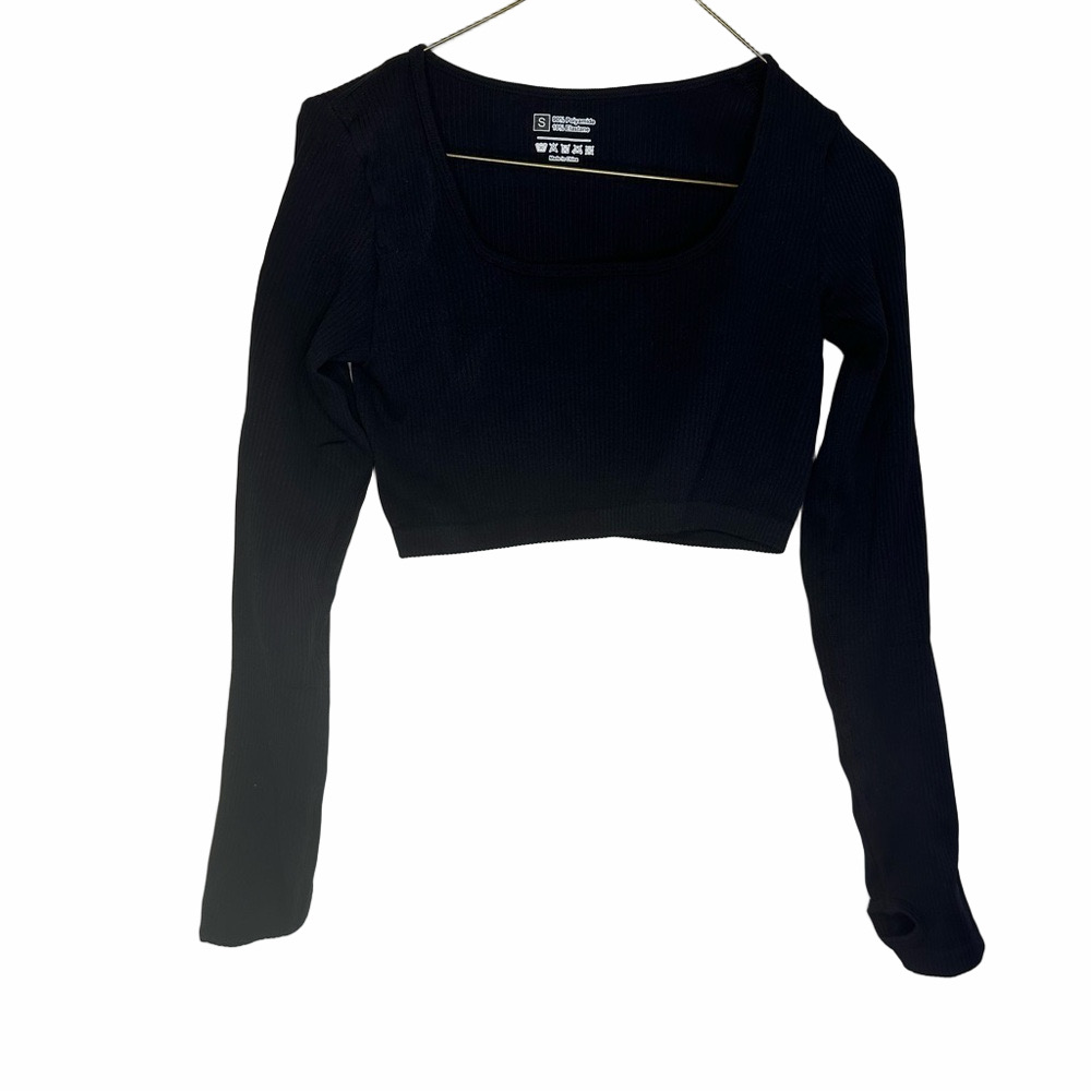 SHEIN Black Crop Top Size Small